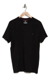 Tommy Hilfiger Core Flag Crewneck Tee In Black