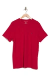 Tommy Hilfiger Core Flag Crewneck Tee In Red