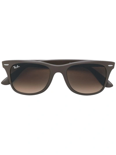 Ray Ban Ray-ban Square Frame Sunglasses - Brown