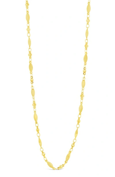 Sterling Forever Kenya Chain Link Necklace In Gold