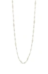 Sterling Forever Kenya Chain Link Necklace In Silver