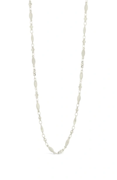 Sterling Forever Kenya Chain Link Necklace In Silver
