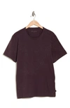 John Varvatos Marble Wash T-shirt In Dark Plum