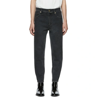 3.1 Phillip Lim / フィリップ リム 3.1 Phillip Lim Black Tapered Cropped Jeans In Ba001 Black