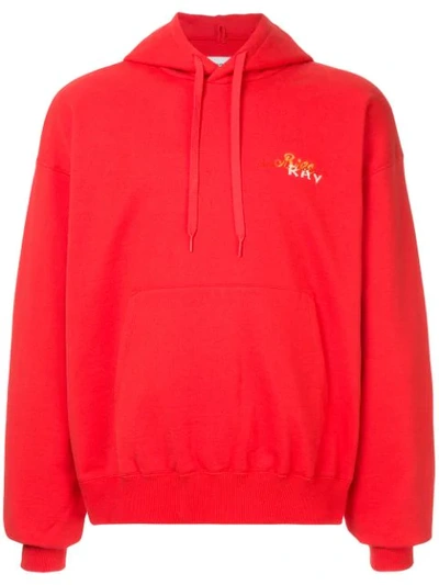 Doublet Red Chaos Embroidery Hoodie