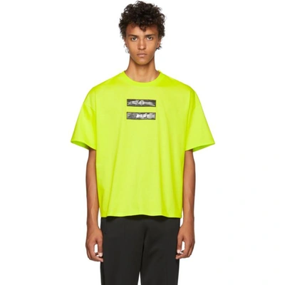 Doublet Green No Image Lenticular T-shirt In L.green