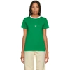 Helmut Lang Tokyo Taxi Printed Cotton-jersey T-shirt In Green