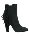 Pinko Ankle Boot In Dark Green