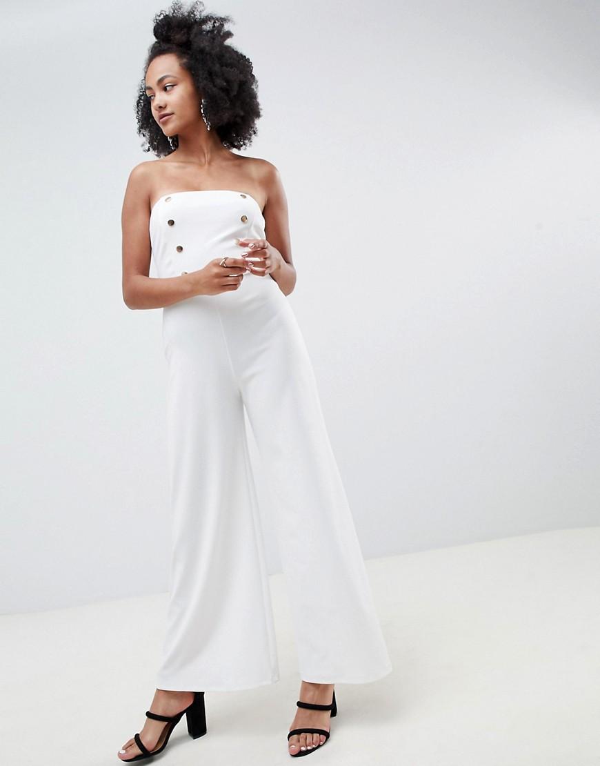 new look strapless jumpsuit