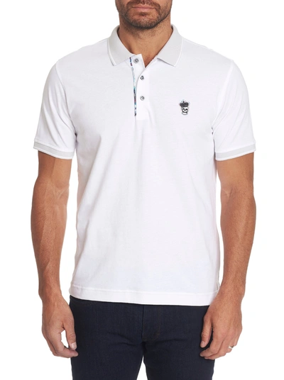 Robert Graham Lucifer Polo In White