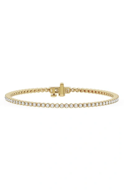 Jennifer Fisher Round Lab Created Diamond Tennis Anklet In 18k Yellow Gold