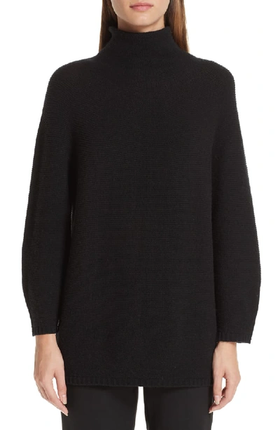 Max Mara Etrusco Wool & Cashmere Turtleneck Sweater In Black