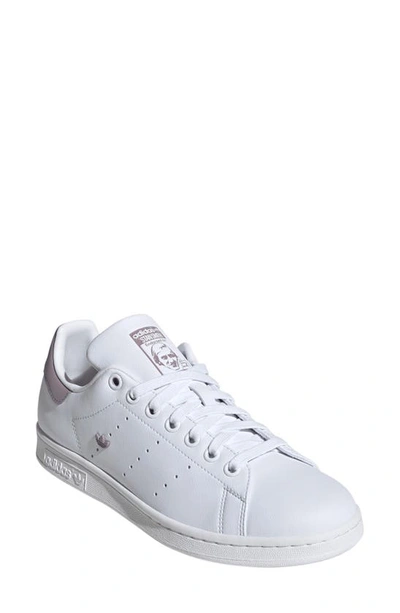 Adidas Originals Primegreen Stan Smith Sneaker In White/ Preloved Fig/ Fig