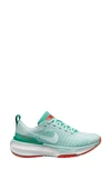 Nike Zoomx Invincible Run 3 Running Shoe In Jade/ White/ Red