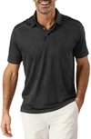 Tommy Bahama Palm Coast Palmera Islandzone® Recycled Polyester Polo In Black