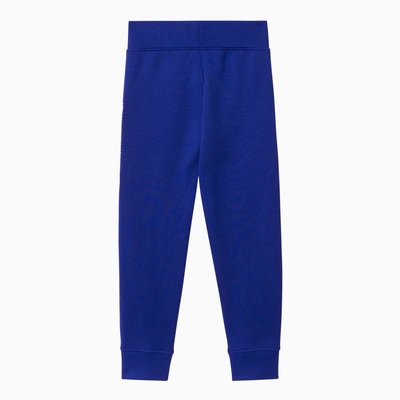 Burberry Kids'  Electric Blue Cotton Jogging Trousers