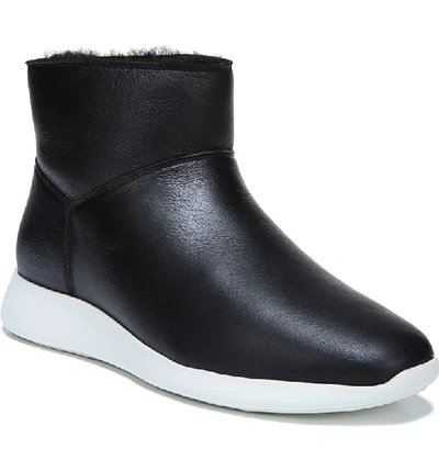 Vince Women's Adora Leather & Shearling Sneaker Boots In Black