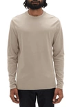 Robert Barakett Georgia Long Sleeve T-shirt In Sand