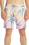 Billabong Sundays Layback Swim Trunks In Fade