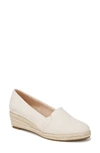 Lifestride Kamille Espadrille Wedge Slip-on In Cream