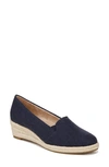 Lifestride Kamille Espadrille Wedge Slip-on In Lux Navy