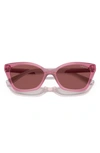 Vogue Kids' 48mm Cat Eye Sunglasses In Dark Violet
