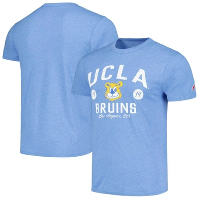 League Collegiate Wear Blue Ucla Bruins Bendy Arch Victory Falls Tri-blend T-shirt