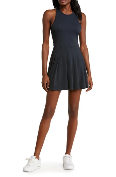 Eleven By Venus Williams Delight Cutout Pleated Tennis Dress In Midnight