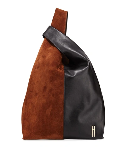 Hayward Grand Colorblock Shopper Tote Bag, Brown/black