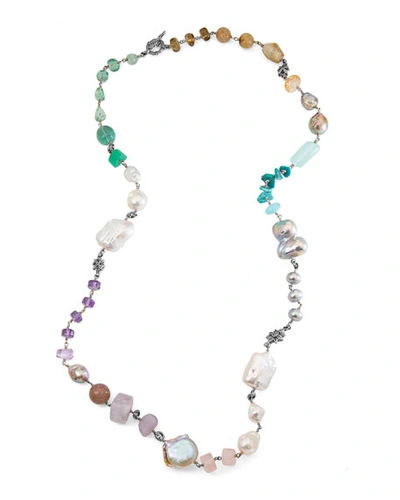 Stephen Dweck Long Mixed-bead Single-strand Necklace