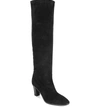 Vince Casper Knee High Pull-on Boot In Black