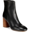 Vince Ridley Block Heel Booties In Black