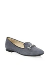 Tod's Double T Slip-on Loafers In Blue