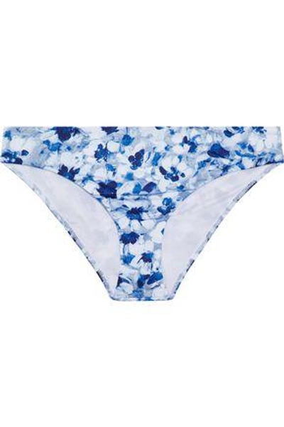 La Perla Woman Floral-print Low-rise Bikini Briefs Blue