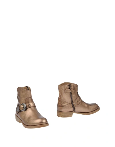 Unisa Ankle Boot In Copper