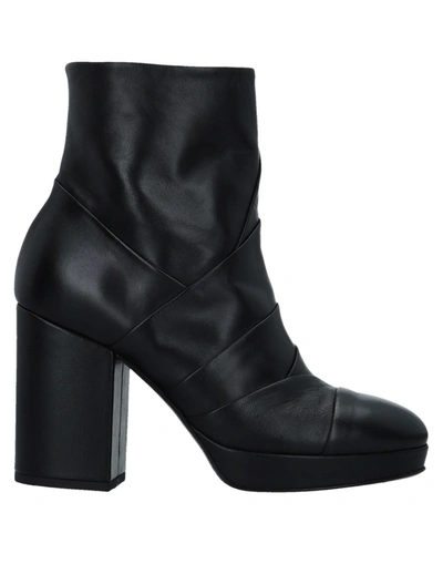 Alberto Fermani Ankle Boots In Black