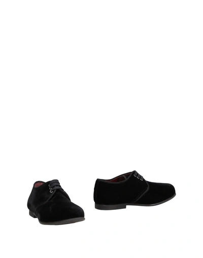 Dolce & Gabbana Kids' Lace-up Shoes In Black