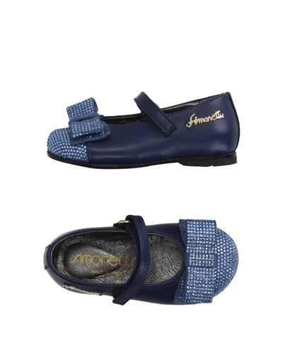 Simonetta Ballet Flats In Dark Blue