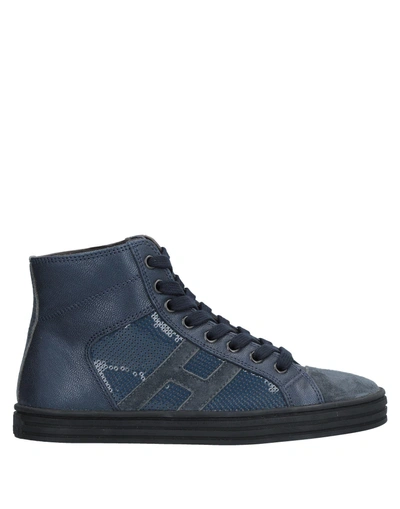 Hogan Rebel Sneakers In Dark Blue