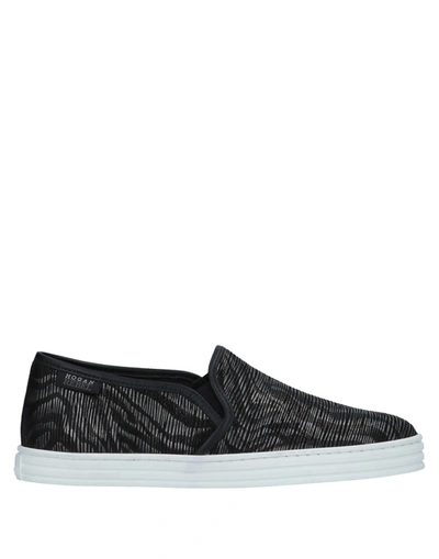 Hogan Rebel Sneakers In Black