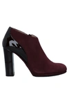 Unisa Booties In Deep Purple