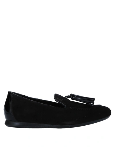 Hogan Loafers In Black
