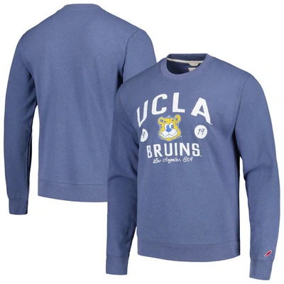 League Collegiate Wear Heather Navy Ucla Bruins Bendy Arch Essential Pullover Sweatshirt