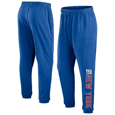 Fanatics Branded Royal New York Giants Chop Block Fleece Sweatpants