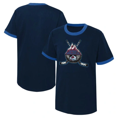 Outerstuff Kids' Youth Navy Colorado Avalanche Ice City T-shirt