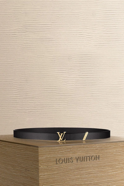 Louis Vuitton Metallic Initiales 20mm Belt - Gold Belts, Accessories -  LOU100057