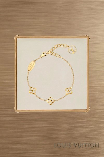 Louis Vuitton Gold Flower Full Bracelet – The Closet