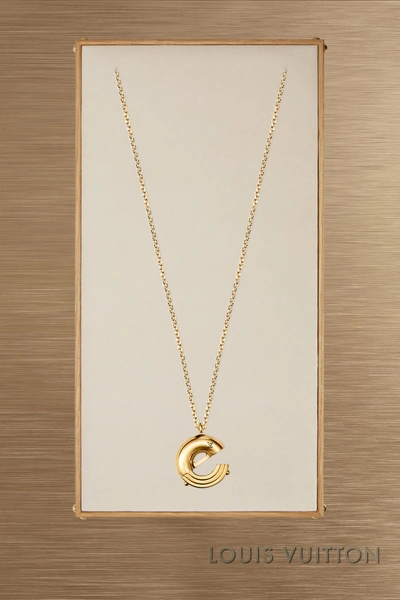 Louis Vuitton Lv & Me Necklace, Letter E