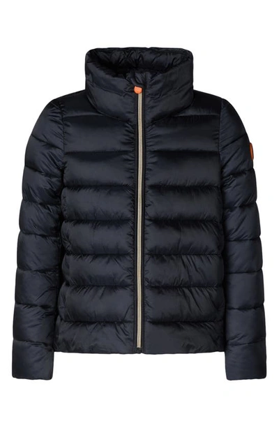 Save The Duck Kids' Evie Puffer Jacket In Black