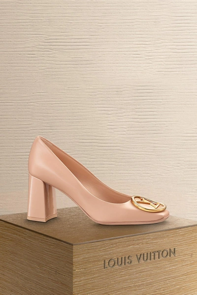 Louis Vuitton Madeleine Pumps in Blush Patent Leather — UFO No More